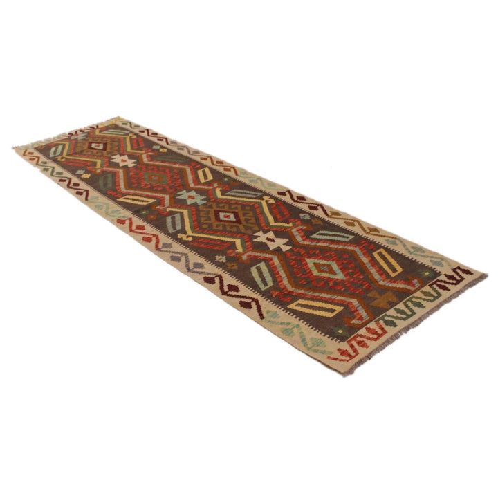 Afghan Kilim Rug 2' 9" x 10' 0" Flat-Weave | No. AL53035
