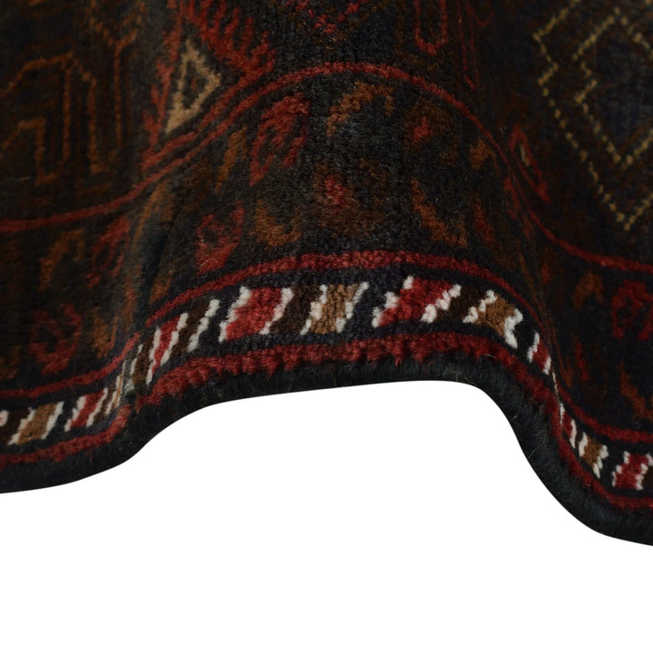 Afghan Baluchi Rug 4' 7" x 6' 10" Hand-Knotted | No. AL53217
