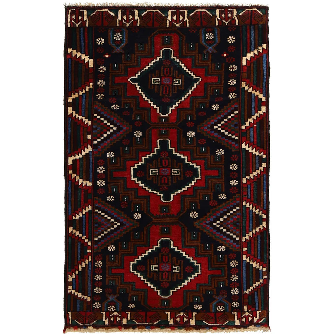 Traditional Baloch Rug 2' 10" x 4' 8" - No. AL54223
