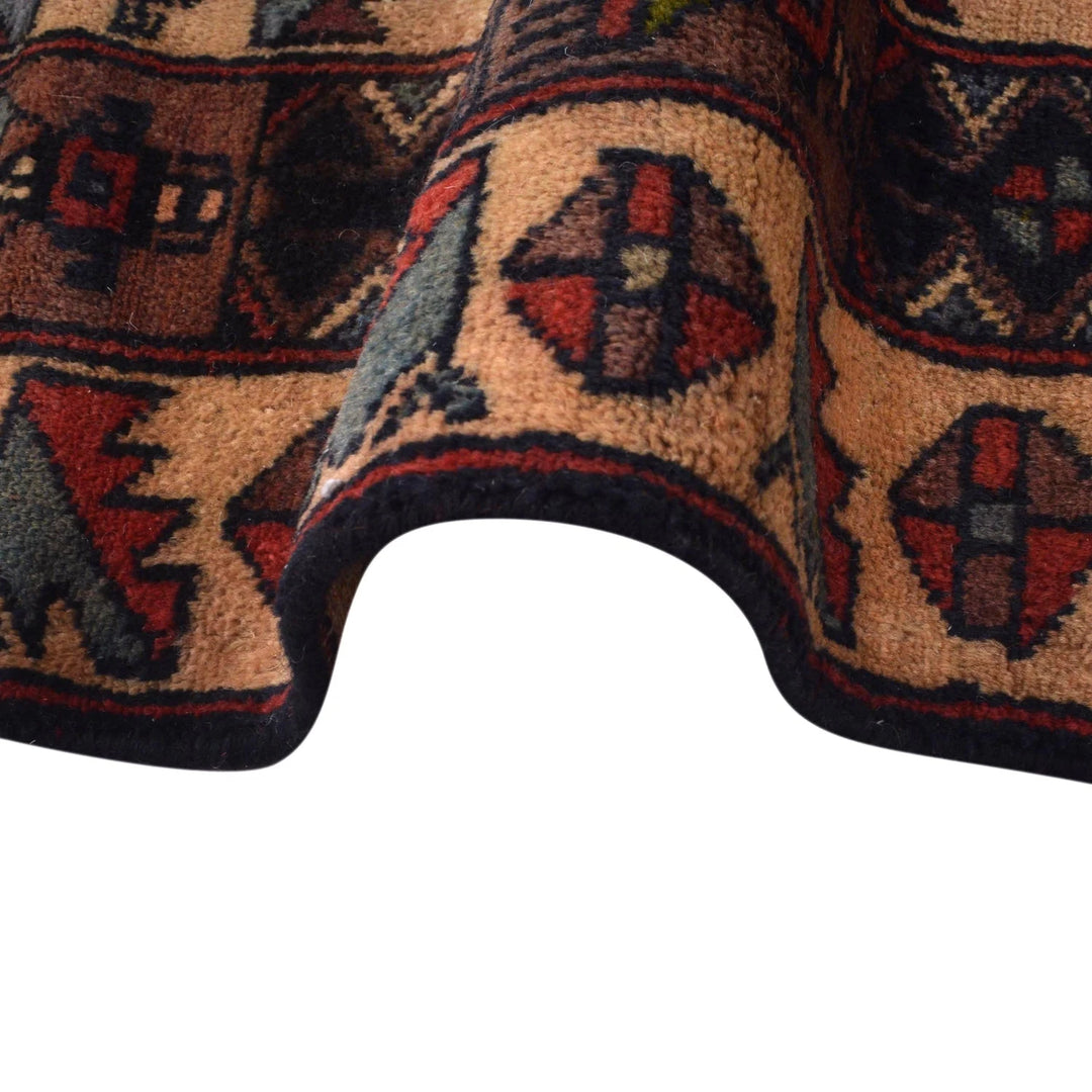 Afghan Pictorial Rug 3' 5" x 6' 0" Hand-Knotted | No. AL54236