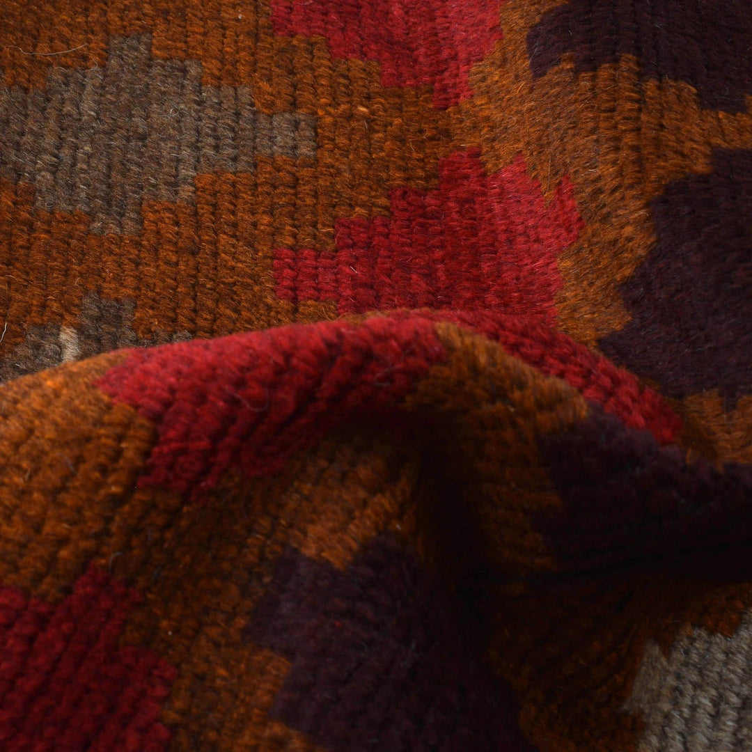 Afghan Baluchi Rug 3' 9" x 6' 1" Hand-Knotted | No. AL54291