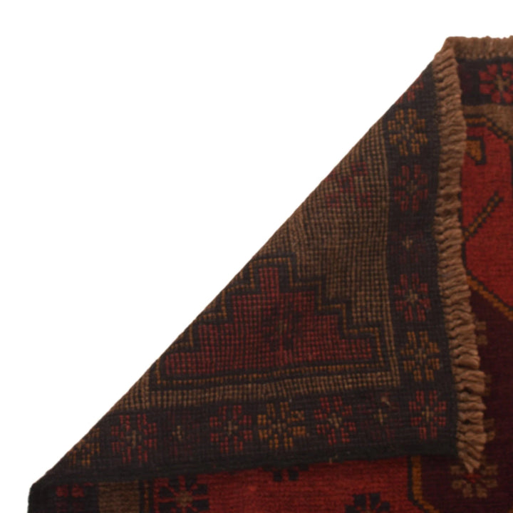 Afghan Baluchi Rug 2' 9" x 4' 6" Hand-Knotted | No. AL54407