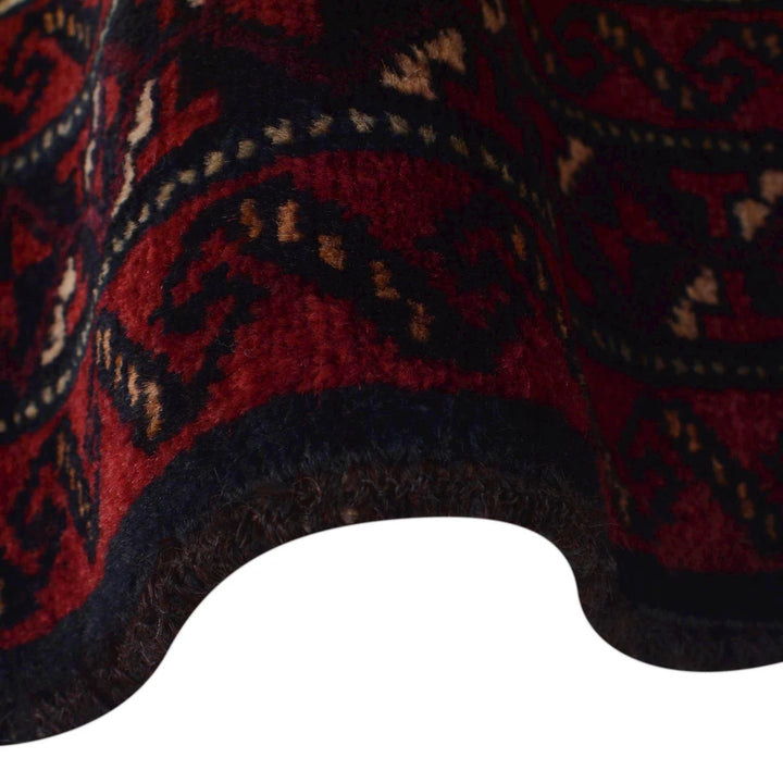 Afghan Prayer Rug 2' 11" x 4' 6" Hand-Knotted | No. AL54624