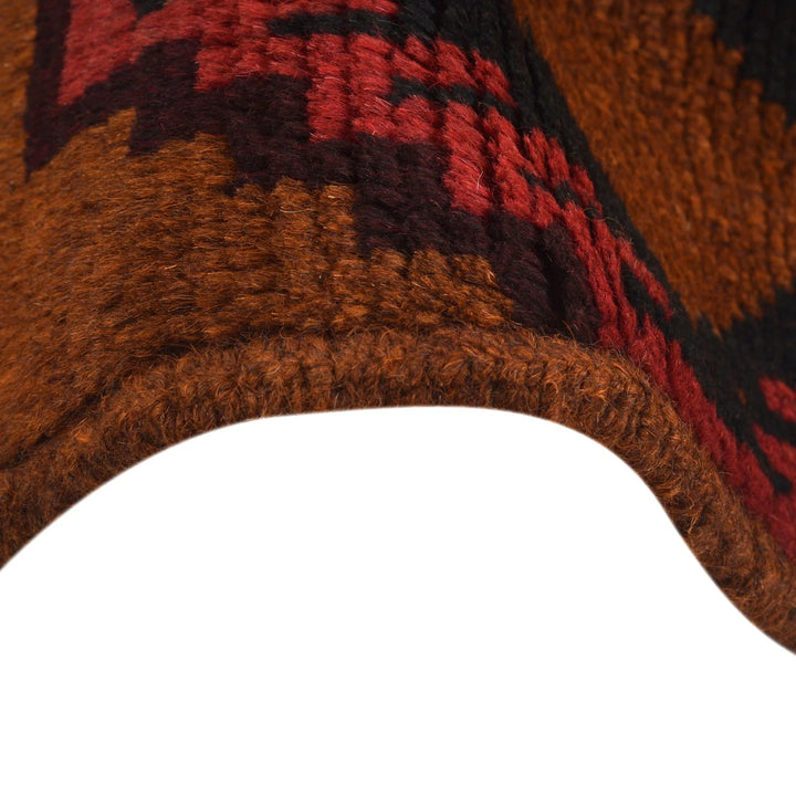Tan Afghan Kohistani Rug 6' 2" x 7' 10" Hand-Knotted | No. AL55226
