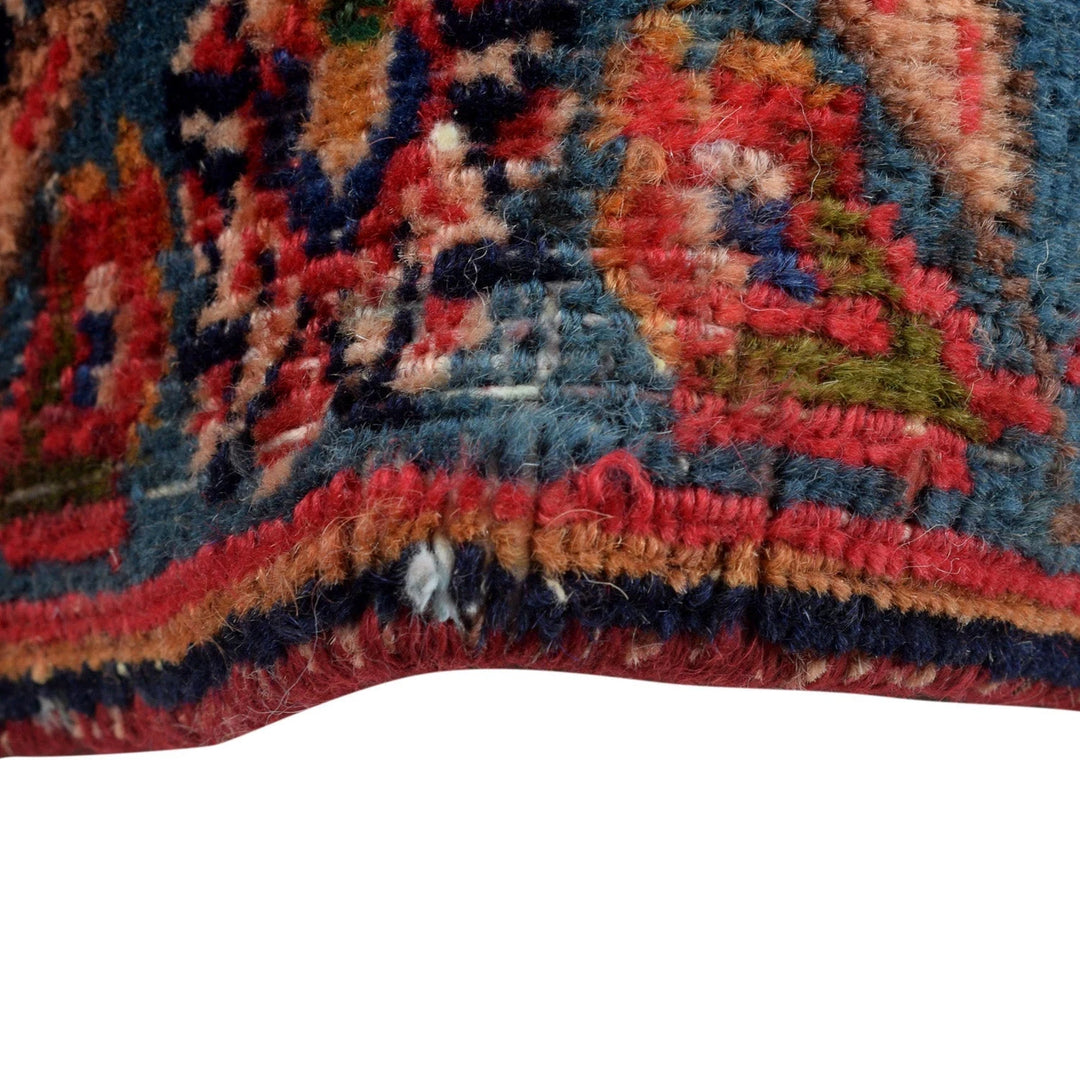 Red Persian Kashan Rug 9' 3" x 12' 4" Hand-Knotted | No. AL55536