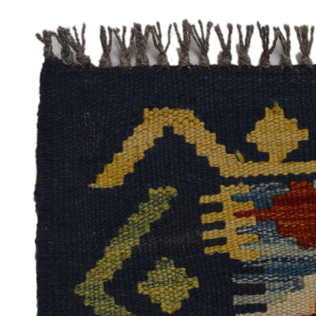 Afghan Kilim Rug 5' 1" x 8' 2" Flat-Weave | No. AL55629