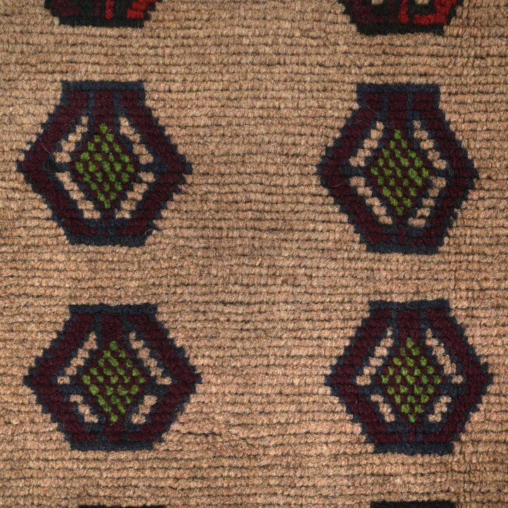 Afghan Baluchi Rug 4' 3" x 6' 5" Hand-Knotted | No. AL55784