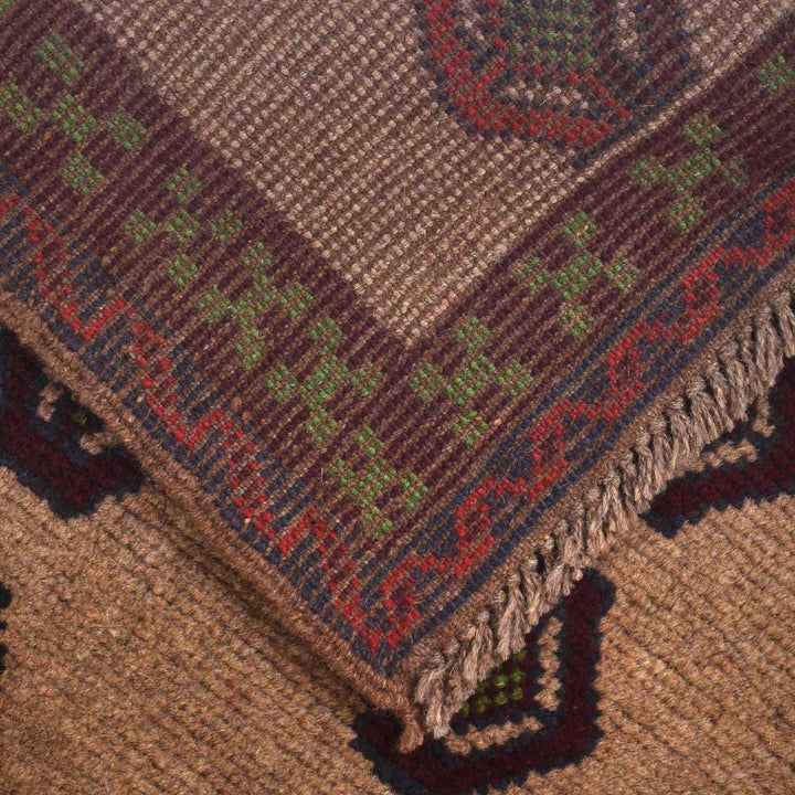 Afghan Baluchi Rug 4' 3" x 6' 5" Hand-Knotted | No. AL55784