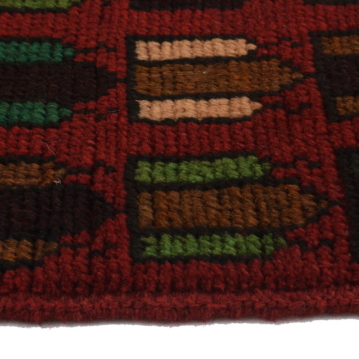 Afghan Baluchi Rug 2' 4" x 6' 8" Hand-Knotted | No. AL55810