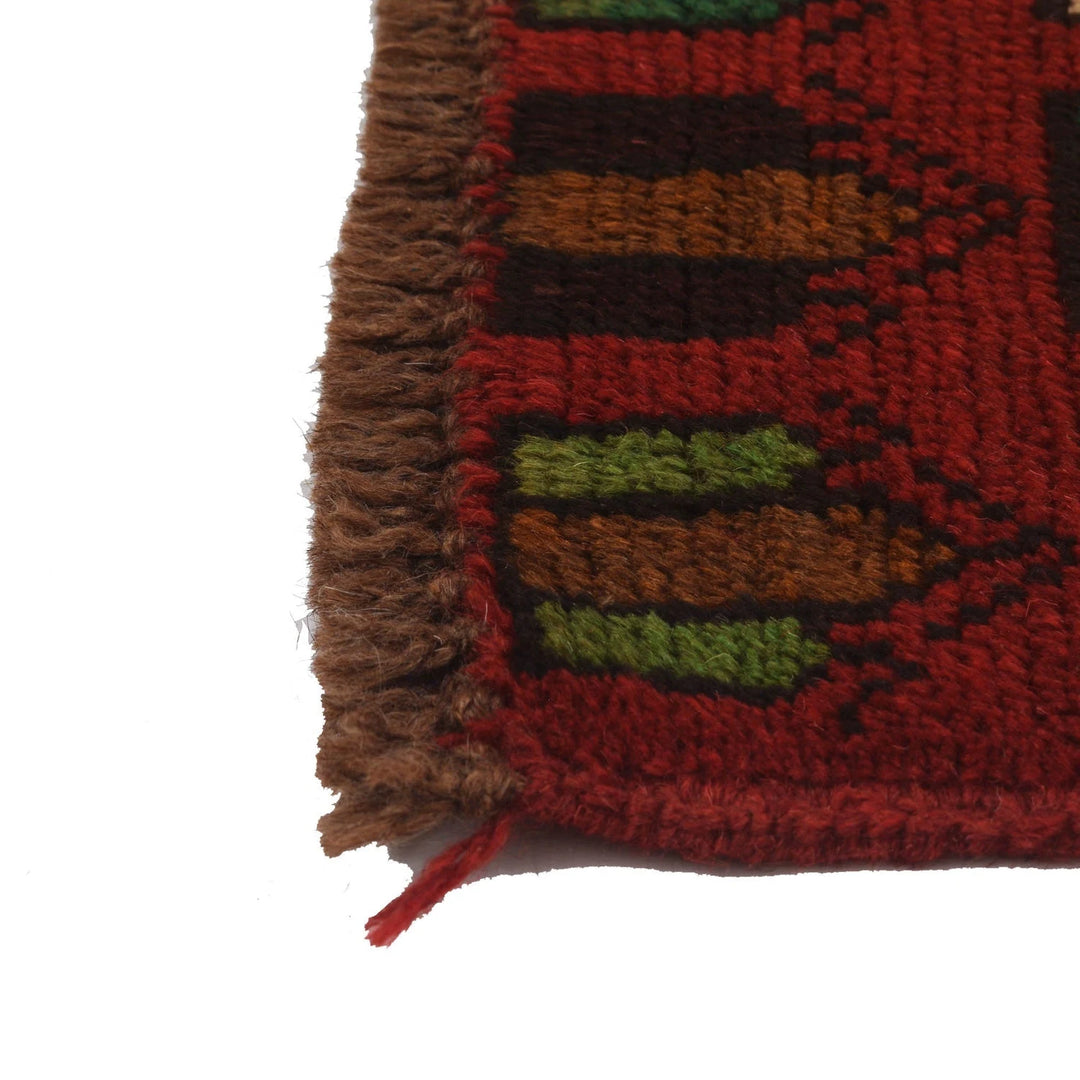 Afghan Baluchi Rug 2' 4" x 6' 8" Hand-Knotted | No. AL55810