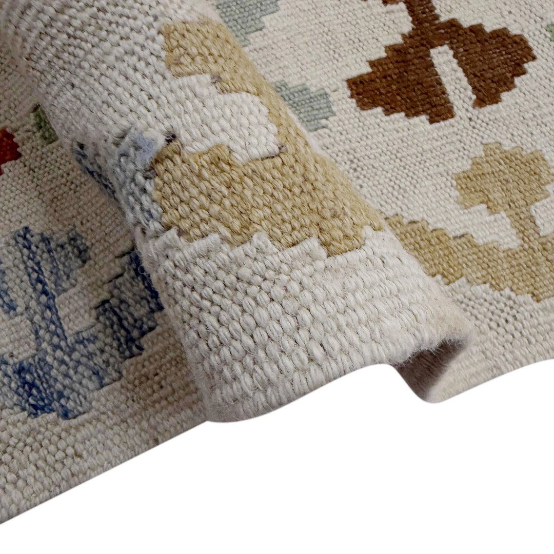Afghan Kilim Rug 8' 5" x 9' 7" Flat-Weave | No. AL55867
