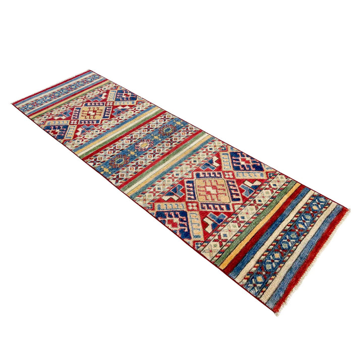 Afghan Khurjeen Runner Rug 1'10" x 5'11" Hand-Knotted | No. AL55997
