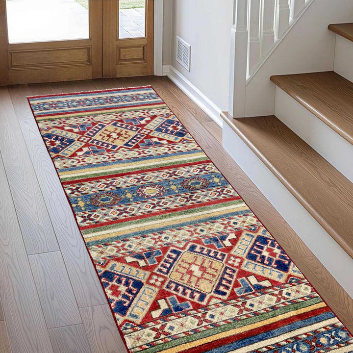 Afghan Khurjeen Runner Rug 1'10" x 5'11" Hand-Knotted | No. AL55997