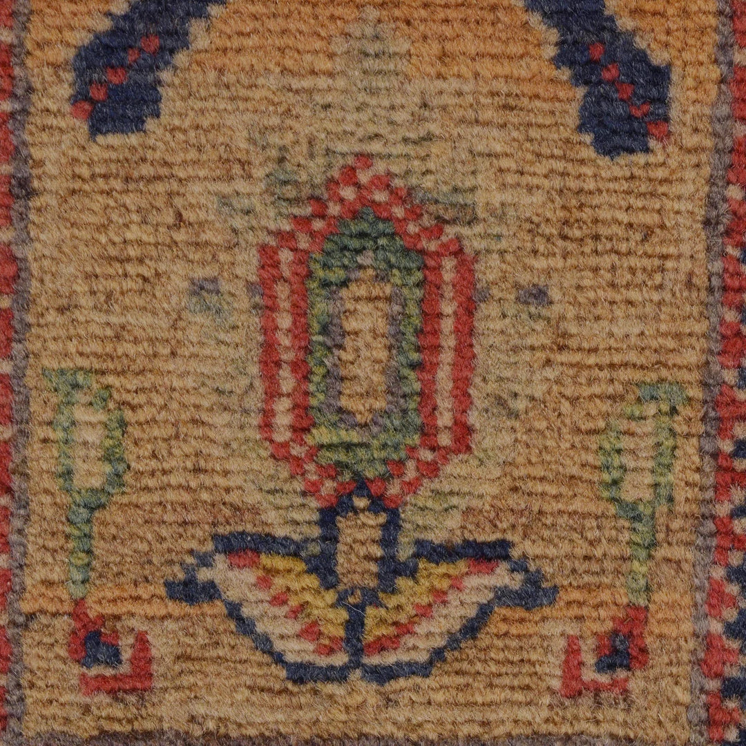 Gray Afghan Bakhtiar Rug 3' 11" x 5' 10" Hand-Knotted | No. AL56047