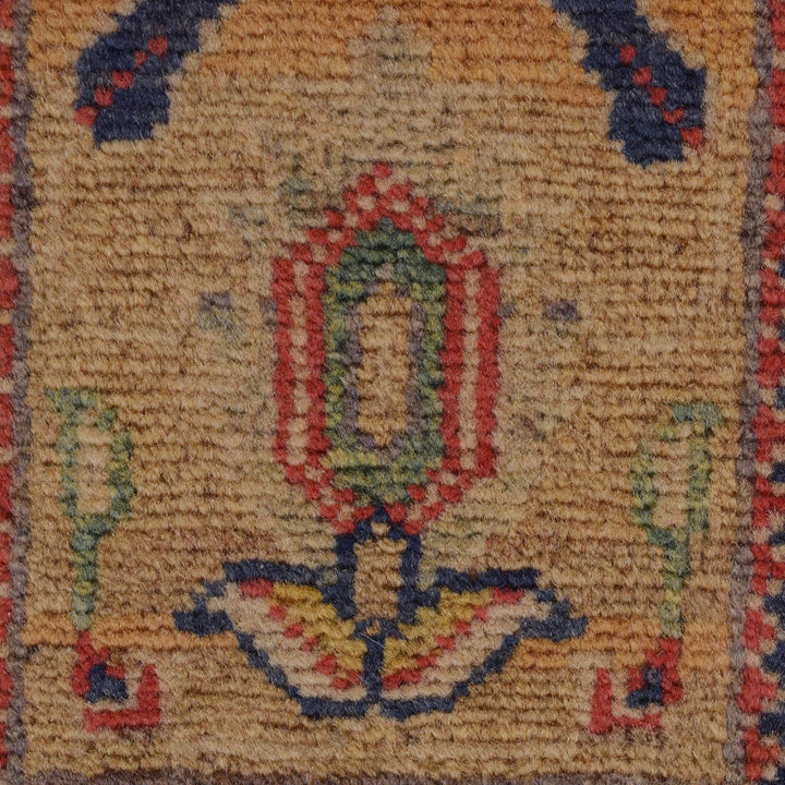 Gray Afghan Bakhtiar Rug 3' 11" x 5' 10" Hand-Knotted | No. AL56047