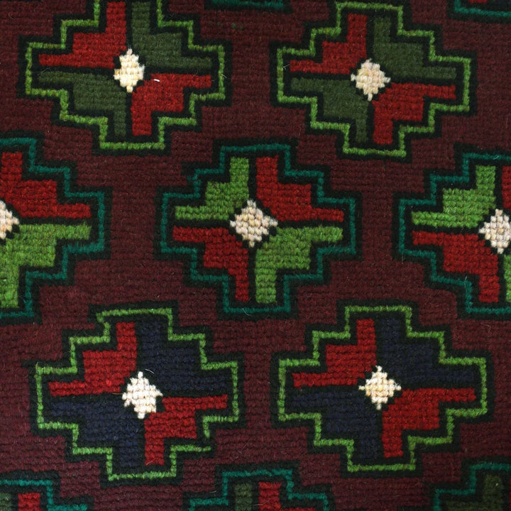 Afghan Baluchi Rug 4' 0" x 6' 4" Hand-Knotted | No. AL56164