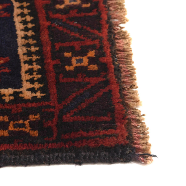 Afghan Prayer Rug 3' 0" x 4' 3" Hand-Knotted | No. AL56253