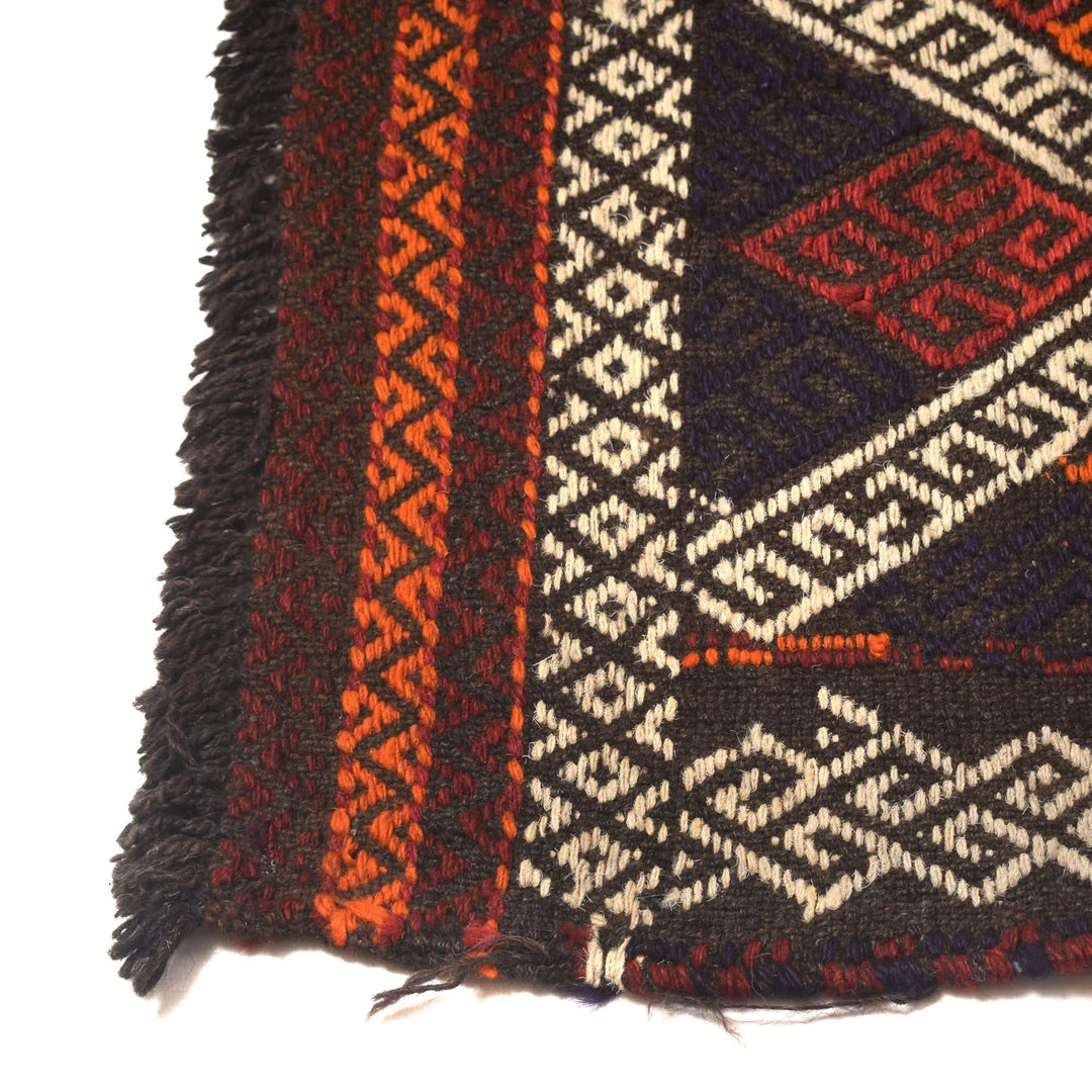 Afghan Suzuni Rug 2' 5" x 8' 10" Flat-Weave | No. AL56320