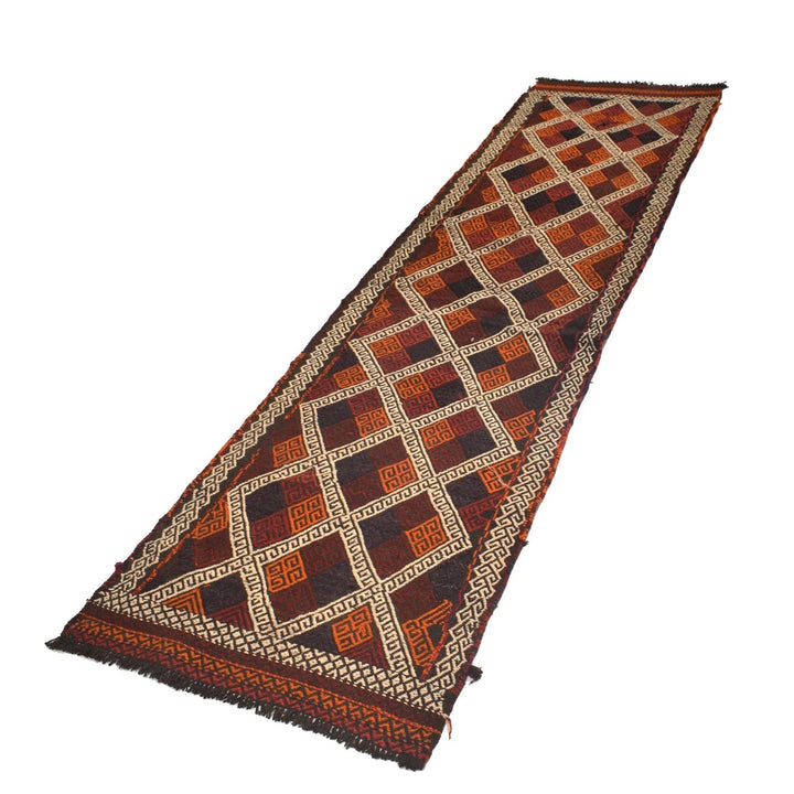 Afghan Suzuni Rug 2' 5" x 8' 10" Flat-Weave | No. AL56320