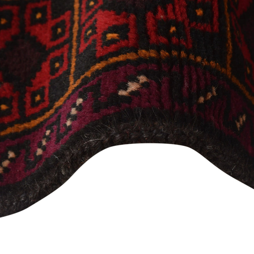 Afghan Baluchi Rug 2'9" x 4'2" Hand-Knotted | No. AL56428