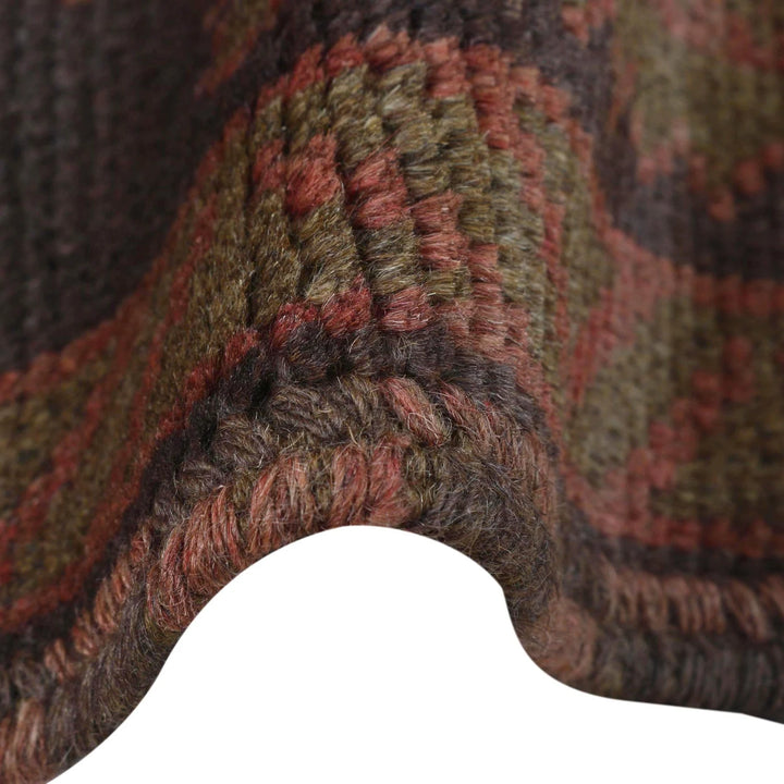 Brown Pakistani Overdyed Rug 2' 7" x 4' 6" Hand-Knotted | No. AL56585