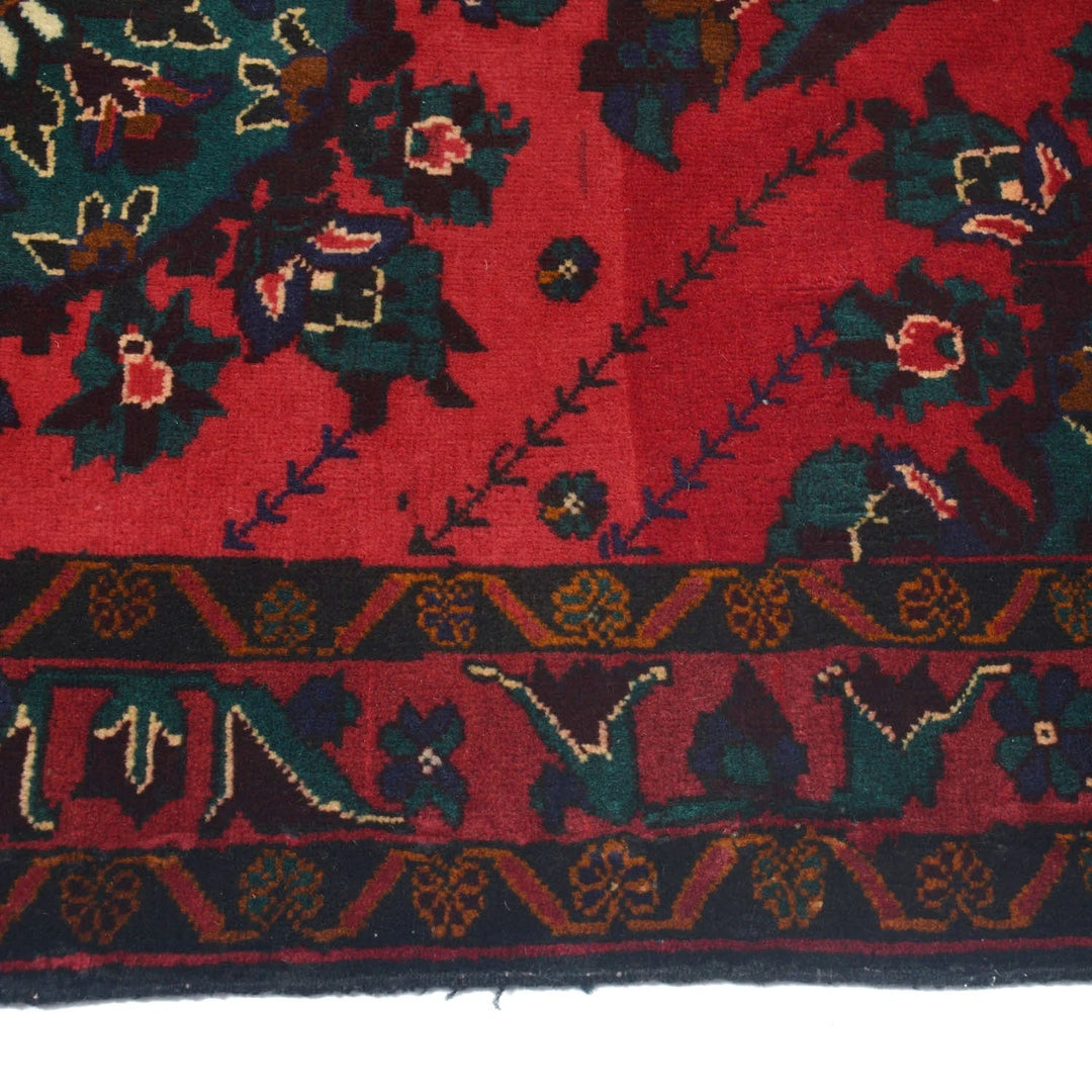 Afghan Baluchi Rug 2' 11" x 4' 11" Hand-Knotted | No. AL56676