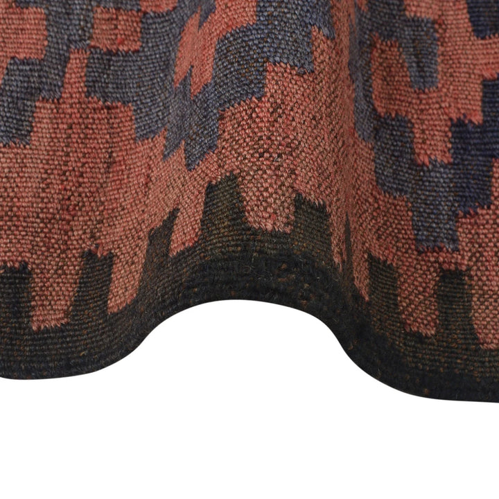 Afghan Kilim Rug 6' 1" x 9' 2" Flat-Weave | No. AL56702