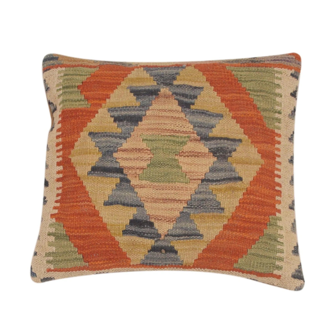 Afghan Kilim Rug 1' 4" x 1' 6" Flat-Weave | No. AL56932