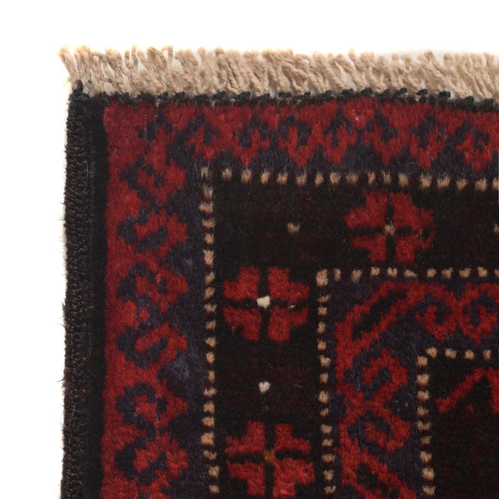 Afghan Prayer Rug 2' 10" x 4' 2" Hand-Knotted | No. AL57200