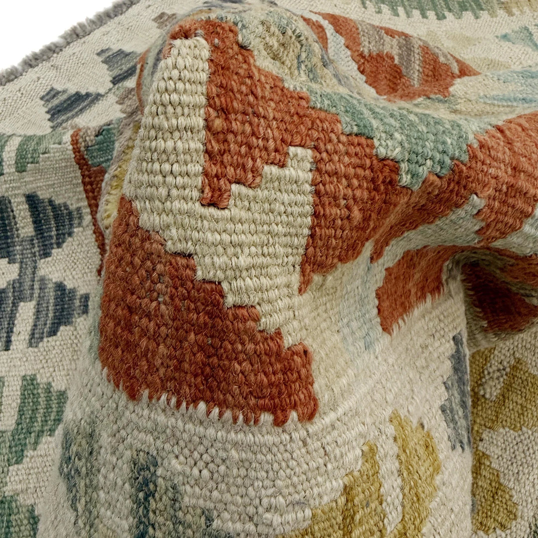Afghan Kilim Rug 2'8" x 4'1" Flat-Weave | No. AL57295