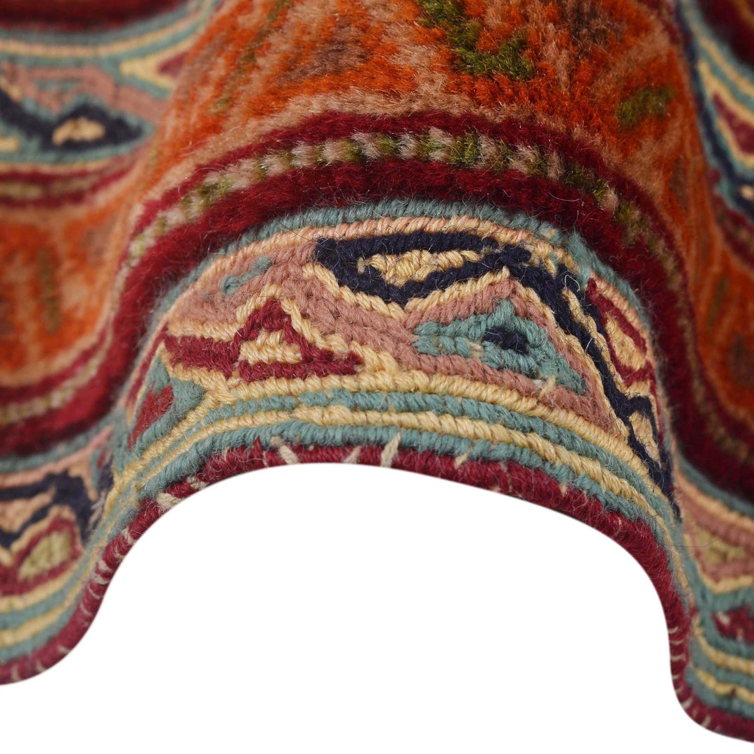 Afghan Nakhunak Kilim Rug 3' 0" x 4' 5" Flat-Weave | No. AL57470