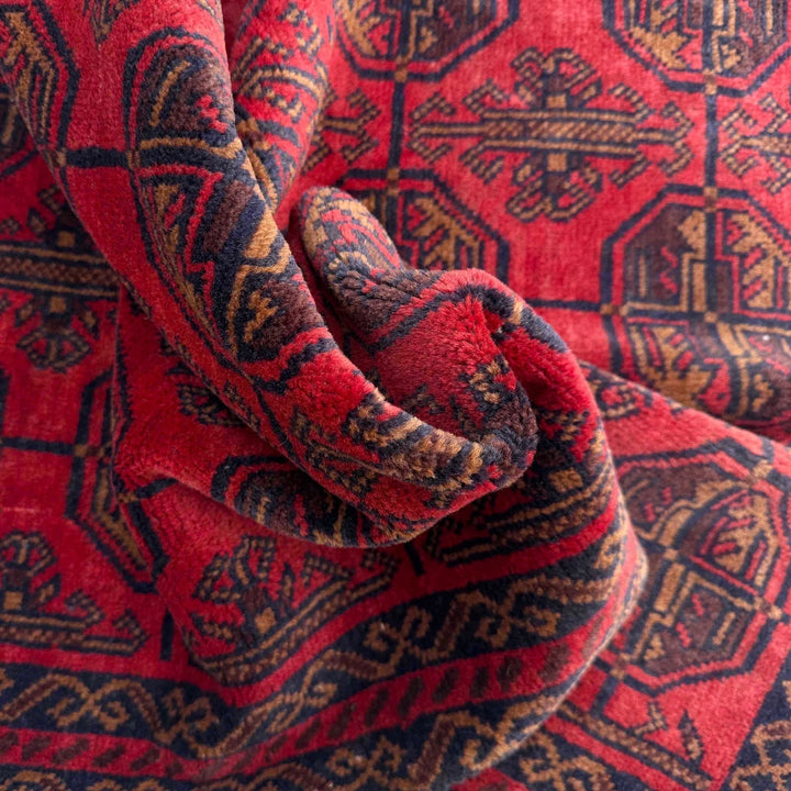 Afghan Baluchi Rug 2' 10" x 4' 8" Hand-Knotted | No. AL57477