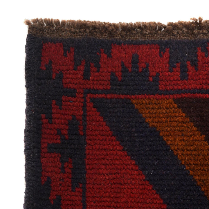 Afghan Baluchi Rug 2' 10" x 4' 2" Hand-Knotted | No. AL57880