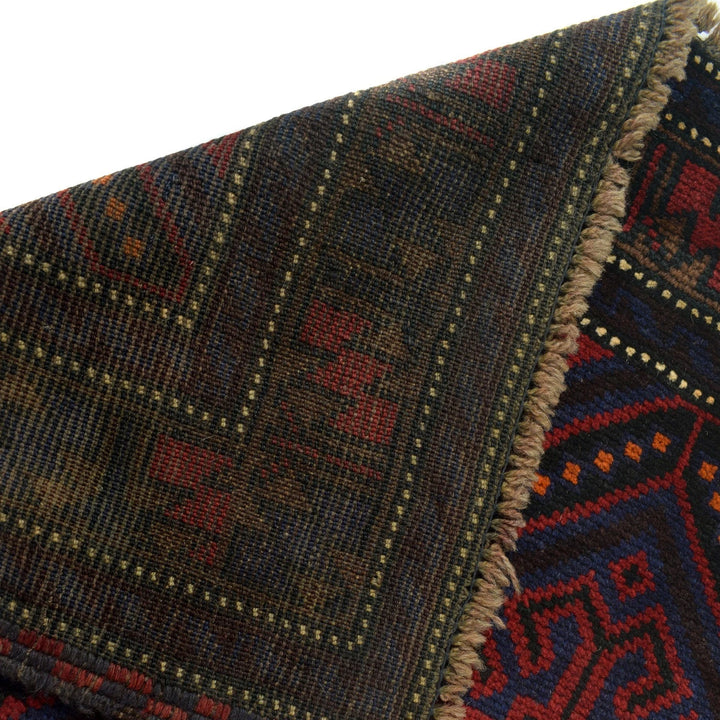 Afghan Baluchi Rug 4' 2" x 6' 4" Hand-Knotted | No. AL57952