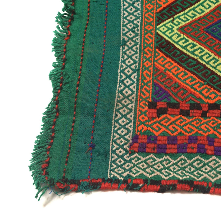 Afghan Kilim Rug 2' 1" x 6' 9" Flat-Weave | No. AL58071