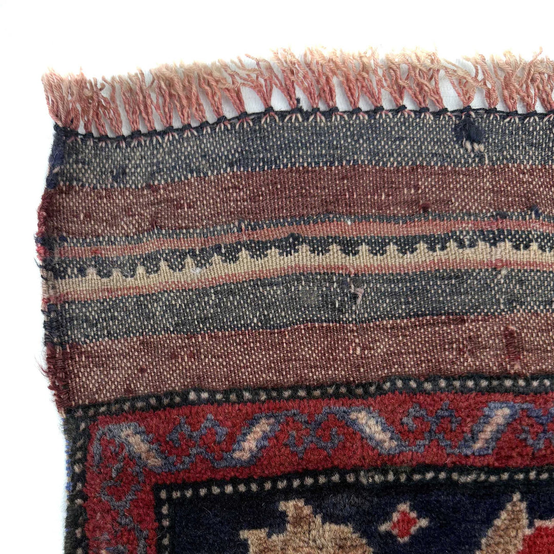 Afghan Baluchi Rug 4' 2" x 6' 0" Hand-Knotted | No. AL58484