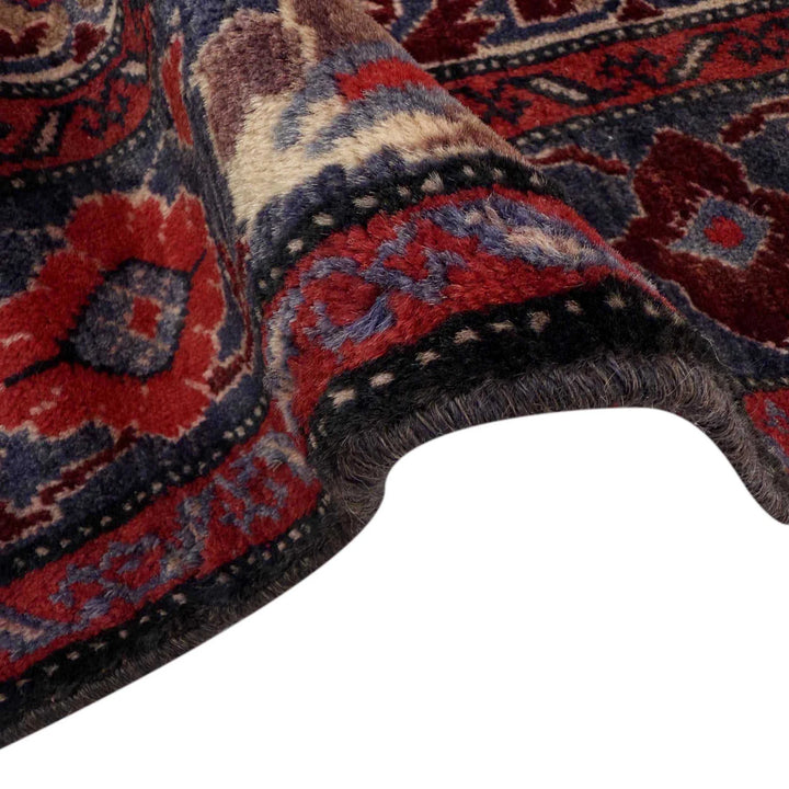 Afghan Baluchi Rug 4' 2" x 6' 0" Hand-Knotted | No. AL58484