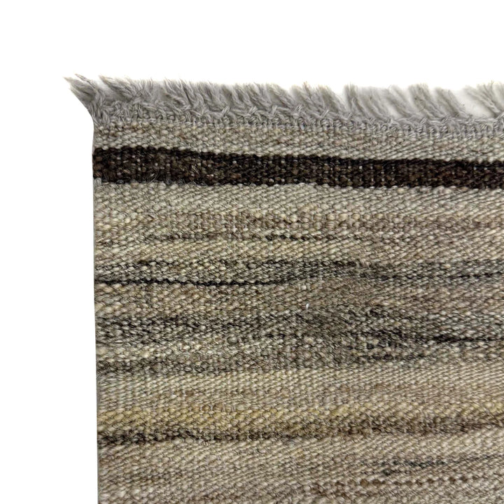 Multicolor Afghan Vegetable Kilim Rug 5' 8" x 7' 7" Flat-Weave | No. AL58761