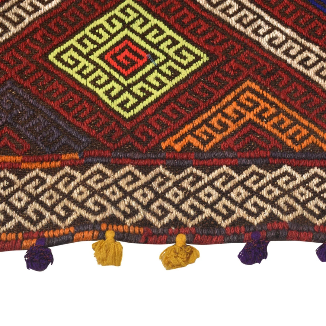 Afghan Kilim Rug 2' 2" x 9' 1" Flat-Weave | No. AL58855