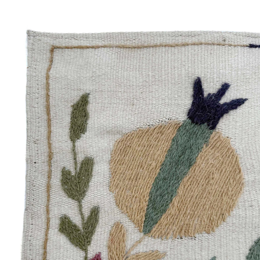 Beige Pakistani Kilim Rug 3' 11" x 6' 3" Flat-Weave | No. AL58904
