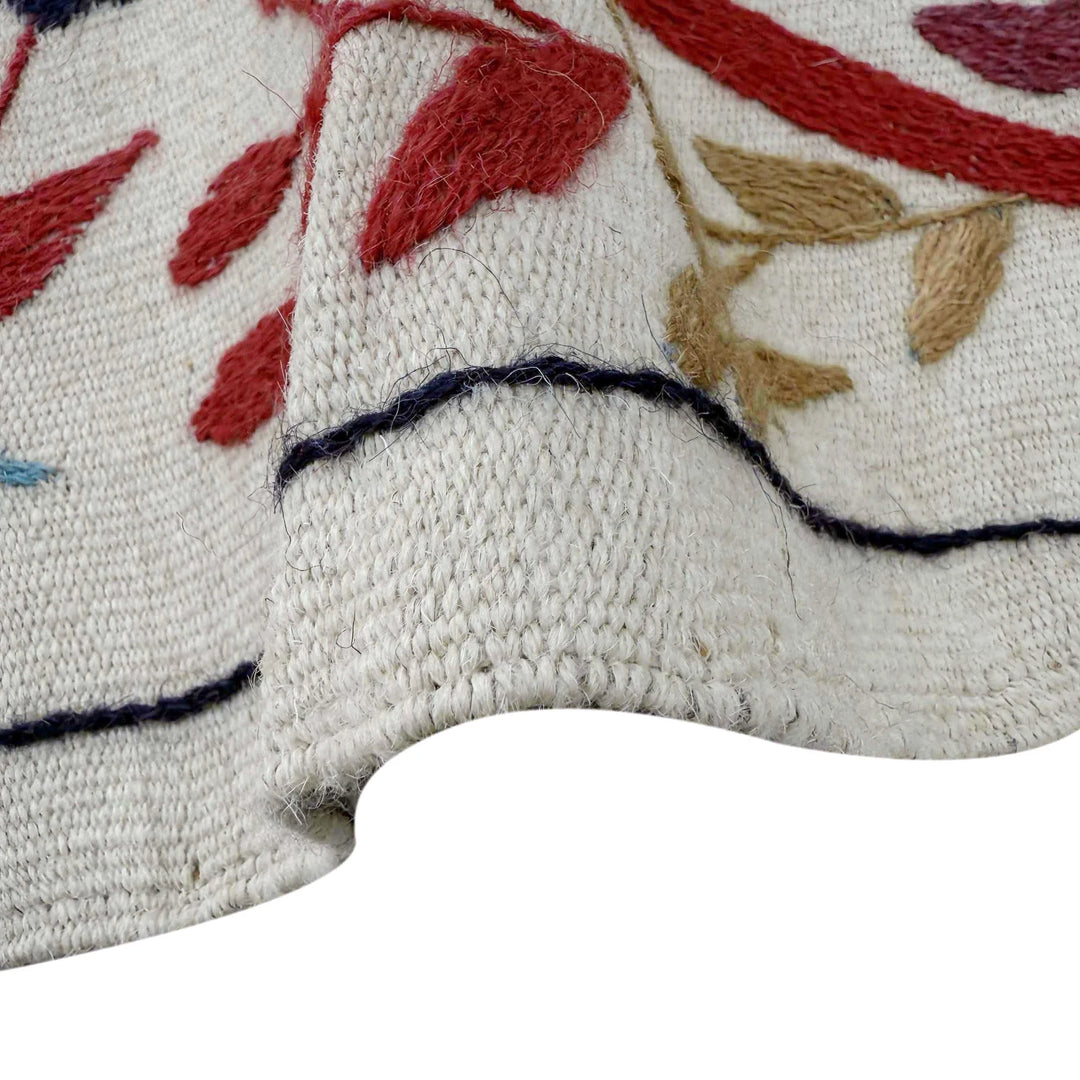 Beige Pakistani Kilim Rug 3' 11" x 6' 3" Flat-Weave | No. AL58904