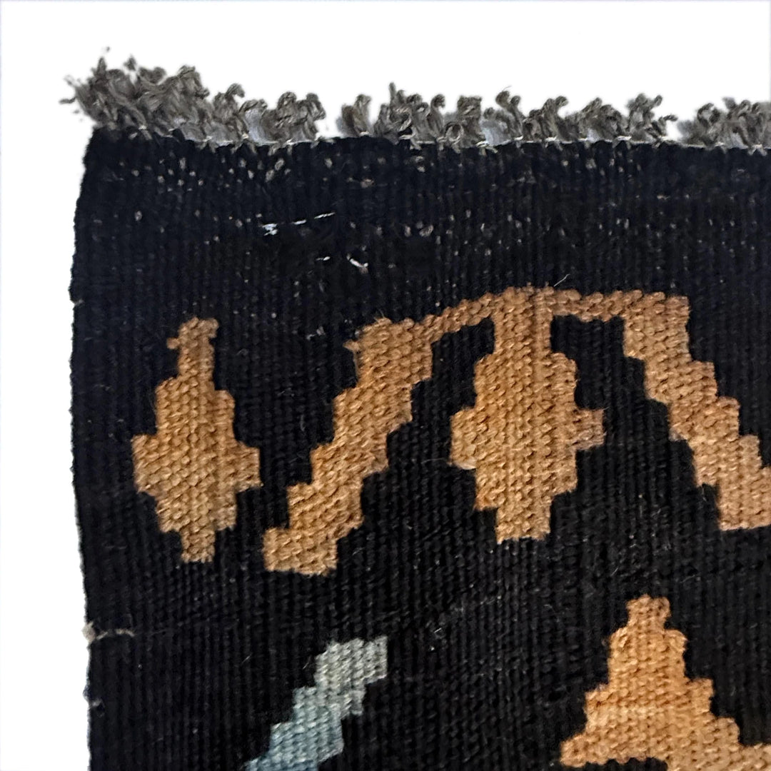 Afghan Vegetable Kilim Rug 6' 2" x 9' 4" Flat-Weave | No. AL59466