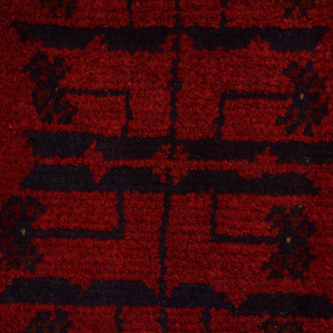 Afghan Khal Mohammadi Rug 3' 2" x 4' 11" Hand-Knotted | No. AL59712