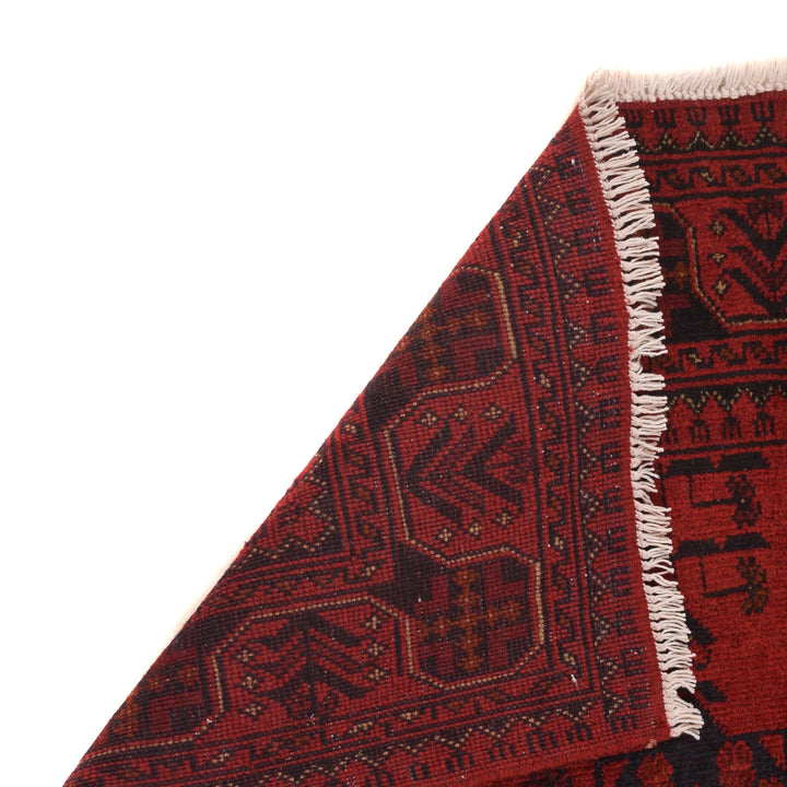 Afghan Khal Mohammadi Rug 3' 2" x 4' 11" Hand-Knotted | No. AL59712