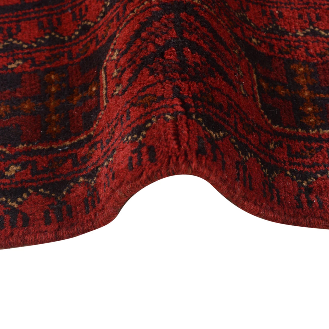 Afghan Khal Mohammadi Rug 3' 2" x 4' 11" Hand-Knotted | No. AL59712