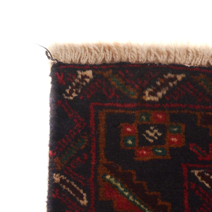 Afghan Baluchi Rug 3' 7" x 6' 8" Hand-Knotted | No. AL60269