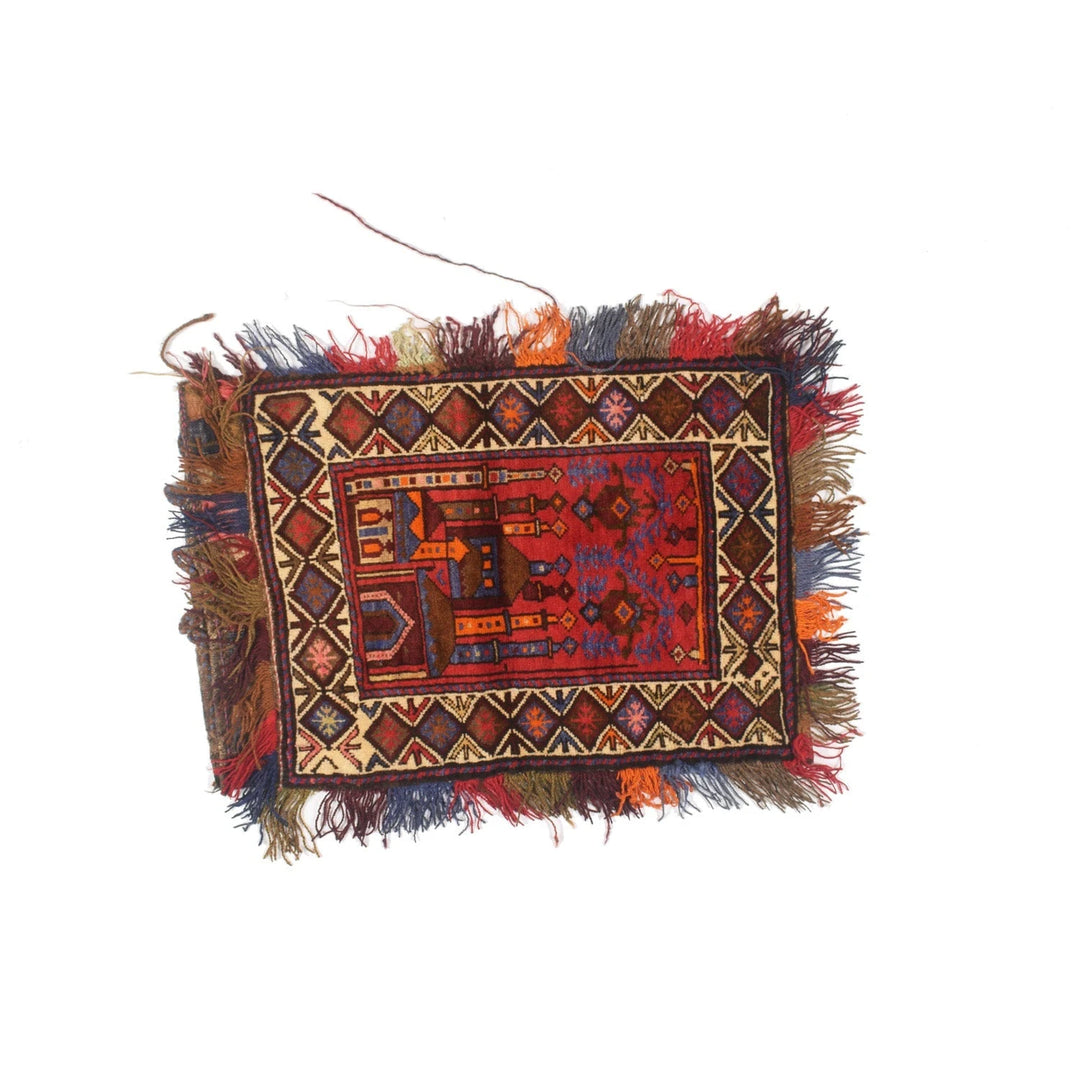 Afghan Balisht Rug 1' 11" x 2' 7" Hand-Knotted | No. AL60645
