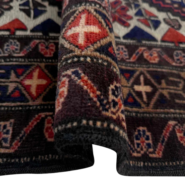 Afghan Barjista Kilim Rug 2' 9" x 12' 2" Flat-Weave | No. AL60741