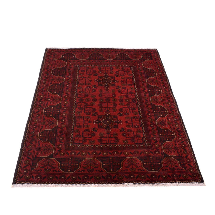 Afghan Khal Mohammadi Rug 3' 5" x 4' 8" Hand-Knotted | No. AL61126