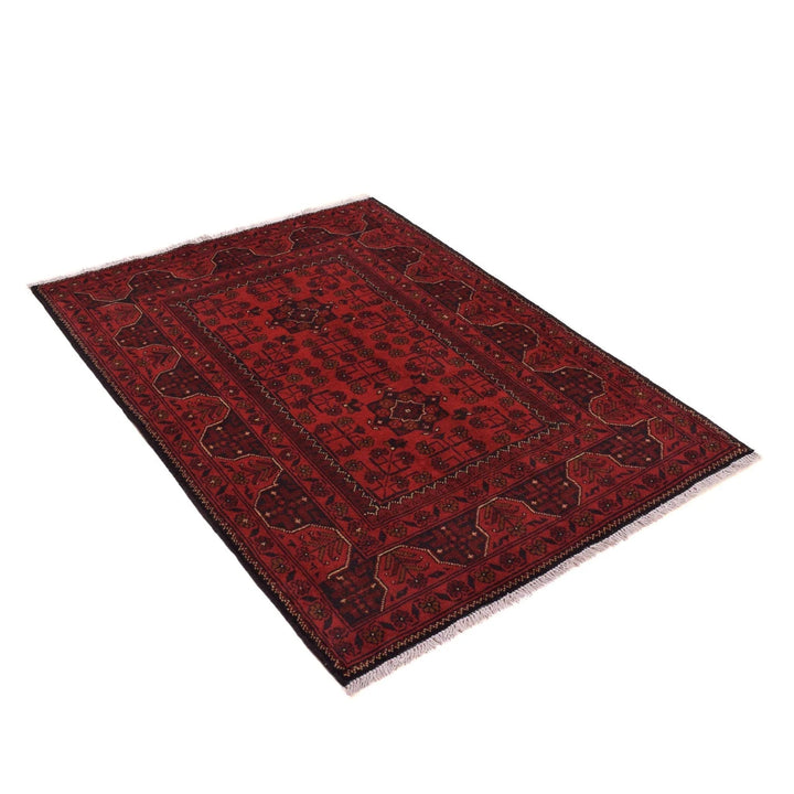 Afghan Khal Mohammadi Rug 3' 5" x 4' 8" Hand-Knotted | No. AL61126